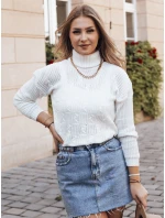 Dámský svetr AURI ecru FashionStreet MY1157