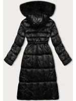 Vypasovaná černá dámská zimní bunda S'west (B8207-B8282-1)