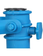 PLASTOVÁ ZÁKLADNA DEŠTNÍKU ŠROUBOVACÍ MODRÁ