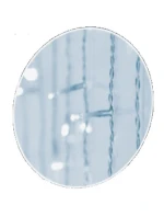 VÁNOČNÍ STROMEK SVĚTLA VENKOVNÍ SVĚTLO OPONA 180 VEDL ČASOVAČ STUDENÁ BÍLÁ PRŮHLEDNÝ KABEL