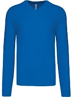 Kariban K 965 Pánský svetr s výstřihem do V 20.K965 light royal blue