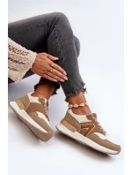 Dámské tenisky z ekologické kůže hnědé Vinelli