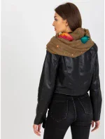 Tunelová šála AT KM TS06.32P tmavě lila Tunelová šála AT KM TS06.32P tmavě lila