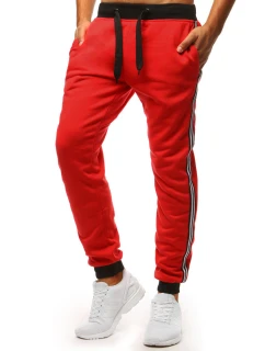 Pánské tepláky červené UX3536