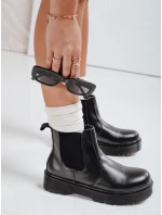 Dámské kozačky STEPBACK s vysokou podrážkou černé FashionStreet ZY0494 Dámské kozačky STEPBACK s vysokou podrážkou černé FashionStreet ZY0494