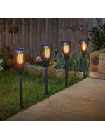 SOLÁRNÍ SVÍTILNA 2V1 S EFEKTEM PLAMENE 12 VEDLA
