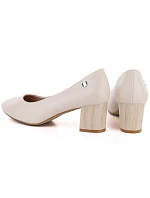 Sergio Leone béžové dámské lodičky na jehlovém podpatku PB404