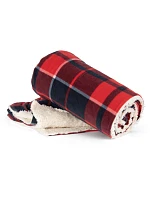 K-up KP 431 Fleecová deka Sherpa 20.0431 red/navy