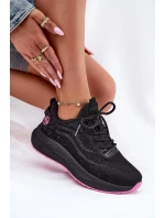 Dámské tenisky na platformě Big Star HI-POLY SYSTEM – černé