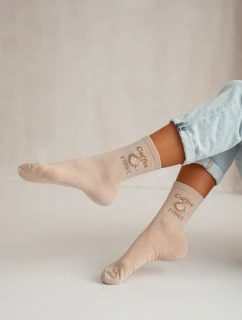 Dámské ponožky Coffee FIRST – béžové