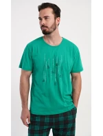 Pánské pyžamo šortky Tetris