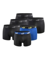 Pánské boxerky Puma 6-Pack černá modrá pohodlná bavlna