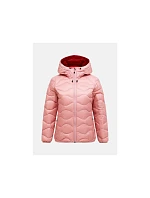 Dámská péřová bunda PEAK PERFORMANCE, model Helium Down Hood Jacket, růžová barva Dámská péřová bunda PEAK PERFORMANCE, model Helium Down Hood Jacket, růžová barva
