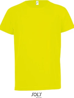 SOL'S Sporty Kids Dětské raglánové sportovní tričko 25.1166 neon yellow
