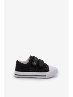 Dětské Tenisky Na Suchý Zip Big Star NN374111 Černé