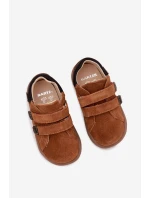 Kožené Sandály Barefoot Dětské Bartek 8600363 Světle hnědé