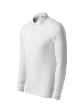 Pique Polo LS polokošile pánská bílá Pique Polo LS polokošile pánská bílá