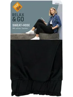 Moderní sportovní kalhoty NUR DIE SWEAT HOME PANTS - NUR DIE - černá