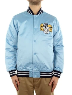 Mitchell & Ness NCAA Heavyweight Satin Jacket University Of North Carolina OJBF3413-UNCYYPPPLTBL pánské provedení