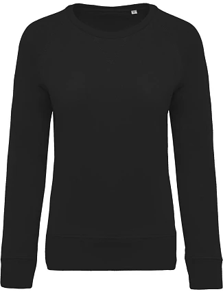 Kariban K 481 Dámská raglánová mikina z bio bavlny 20.K481 black