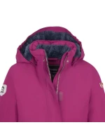 Trollkids Dívčí nepromokavá růžová péřová bunda Alesund (301-235)