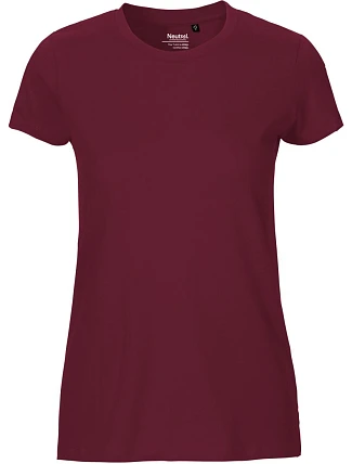 Neutral O 81001 Dámské tričko z bio bavlny 77.8101 bordeaux Neutral O 81001 Dámské tričko z bio bavlny 77.8101 bordeaux