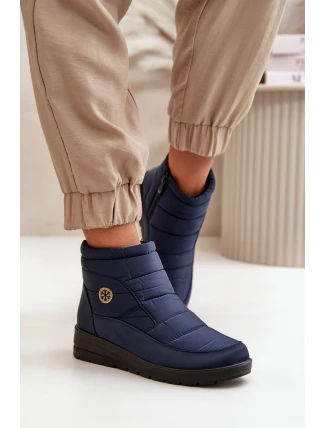 Dámské Zateplené Sněhule Tmavě Modré Helis Dámské Zateplené Sněhule Tmavě Modré Helis