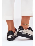 Dámské tenisky Daniel Lopez Just Dare SS2D4015 Zebra Béžové Dámské tenisky Daniel Lopez Just Dare SS2D4015 Zebra Béžové