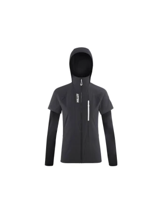 MILLET W Rutor Xcs Air Bunda s kapucí černá MILLET W Rutor Xcs Air Bunda s kapucí černá