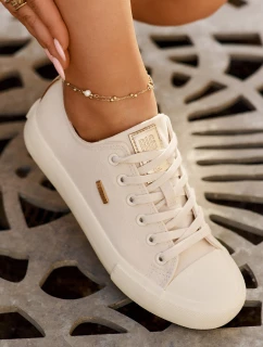 Dámské Textilní Tenisky Big Star RR274768 Béžové