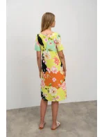 Elegantní dámské šaty 16440 žluté - Vamp Elegantní dámské šaty 16440 žluté - Vamp