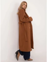 Dámský kabát LK CZ 509786.99 Světle hnědý - LAKERTA