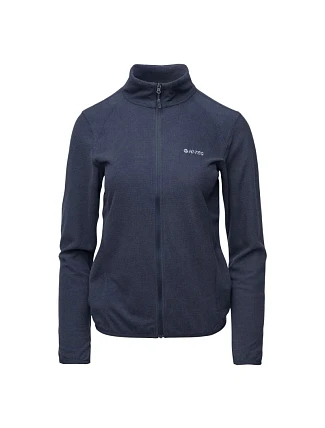 Dámská fleecová mikina Damis II FULL ZIP W 92800621589 tmavě modrá - Hi-Tec Dámská fleecová mikina Damis II FULL ZIP W 92800621589 tmavě modrá - Hi-Tec