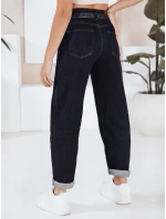 Dámské džíny balloon fit navy blue FashionStreet UY2766