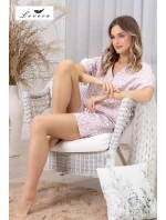 Leveza 1709 Samanta pyžamo kr/r S-XL na zip