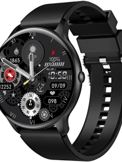 VELTORI VT160-1 Smartwatch Černý silikonový řemínek