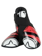 TOP TEN OSTT-PU "SUPERLIGHT" URBAN ARTS chrániče nohou černo-červené (WAKO APPROVED nové)