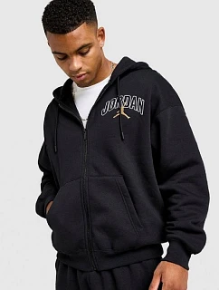 Air Jordan Brooklyn Fleece Full-Zip Hoodie Black - IB7908-011 pánské