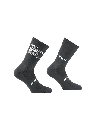 Cyklistické ponožky NORTHWAVE Bad Choices Sock, černé Cyklistické ponožky NORTHWAVE Bad Choices Sock, černé