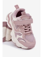 Dětské tenisky na silné podrážce růžové Lianees