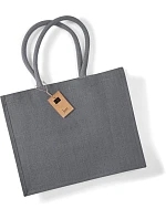 Westford Mill W 407 Jutová nákupní taška "Classic" 50.0407 graphite grey/graphite grey Westford Mill W 407 Jutová nákupní taška "Classic" 50.0407 graphite grey/graphite grey