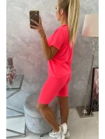Souprava top+legíny růžová neonová Souprava top+legíny růžová neonová
