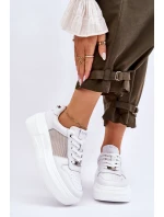 Dámské klasické sportovní boty GOE LL2N4060 Bíle Dámské klasické sportovní boty GOE LL2N4060 Bíle