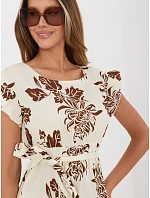 Šaty IR SK SD1457 2.85 hnědá