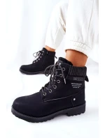 Dámské Turistické Kotníkové Boty Černé Grunders