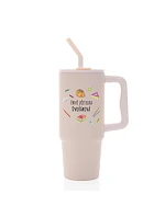 Personalizovaná nerezová termoska s barevným víčkem pro paní učitelku/pana učitele (pomůcky)