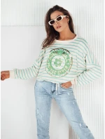 Dámský tyrkysový svetr CANFIER FashionStreet MY2325 Dámský tyrkysový svetr CANFIER FashionStreet MY2325