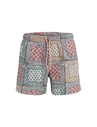 Jack&Jones pánské plavecké šortky JPSTMAUI SHELL AOP SWIM SHORTS REG 12291808 ASH ROSE Jack&Jones pánské plavecké šortky JPSTMAUI SHELL AOP SWIM SHORTS REG 12291808 ASH ROSE