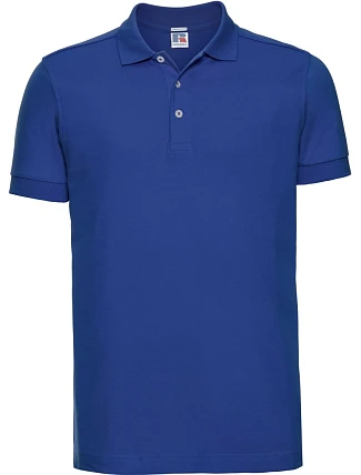 Russell Athletic 566M Pánské elastické piqué polo 10.566M bright royal