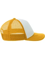 Atlantis Headwear Kid Rapper-S 5 panelová Trucker kšiltovka 33.0295 white/yellow